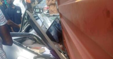 Woman in Lagos killed by falling container