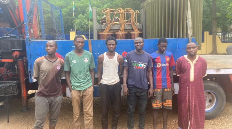 FCT Police nabs Transformer Thives