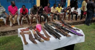 Edo State Police paraded 21 criminal suspects.