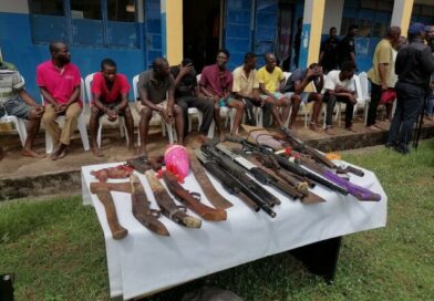 Edo State Police paraded 21 criminal suspects.